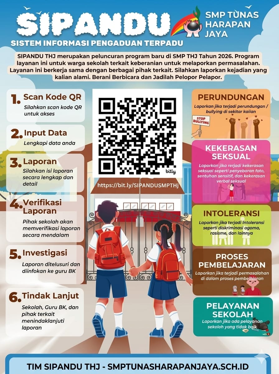 SMP THJ  Launching Si Pandu Sebagai Pusat  Aduan Sekolah 